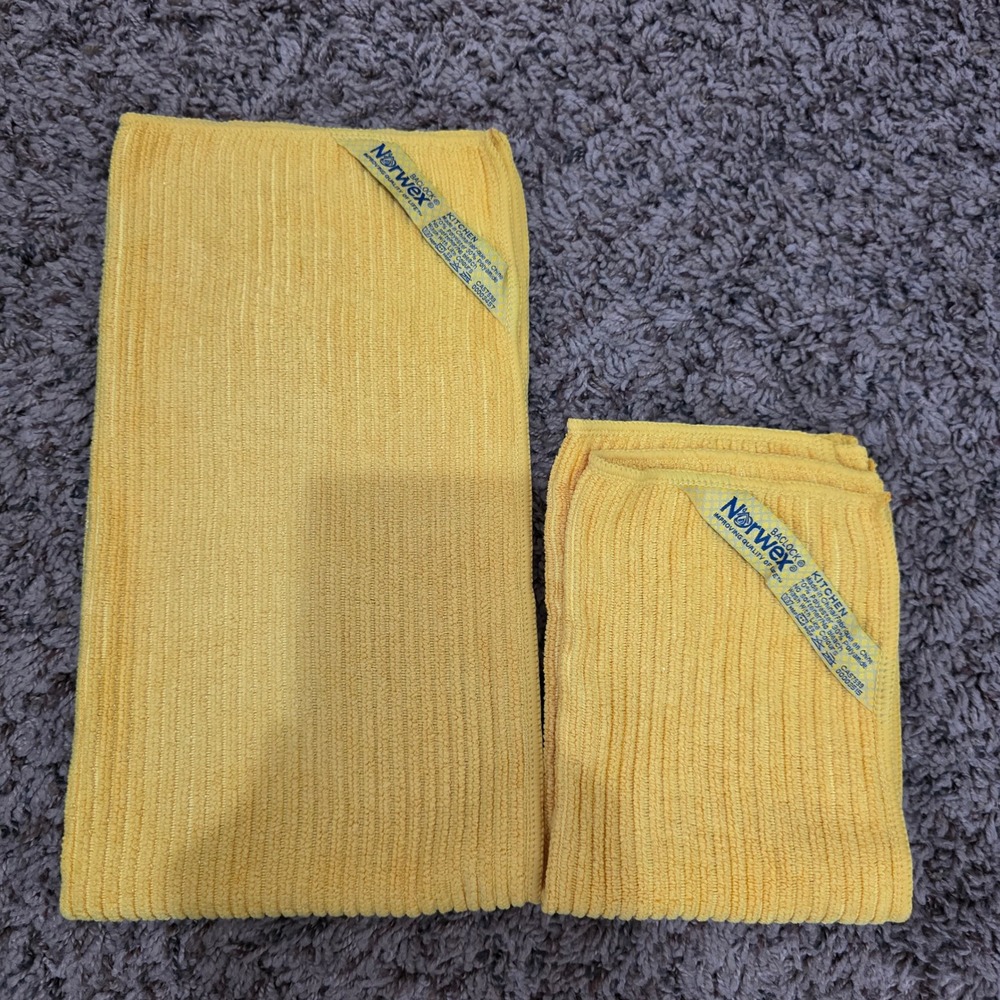 Norwex Honeycomb Limited Edition Set Kitchen Cloth Towels, Window, EnviroCloth - Picture 3 of 9